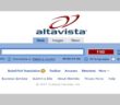 Die AltaVista-Startseite im Jahr 2007. (Foto: Screenshot, Memento vom 13. Juli 2007 von archive.com)
